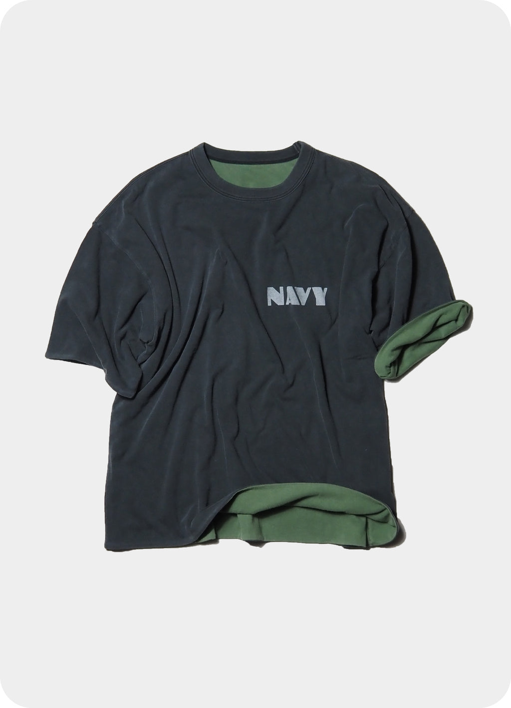 SP加工 40/-天竺 リバーシブルT(NAVY) [RN28369102]<SALE>