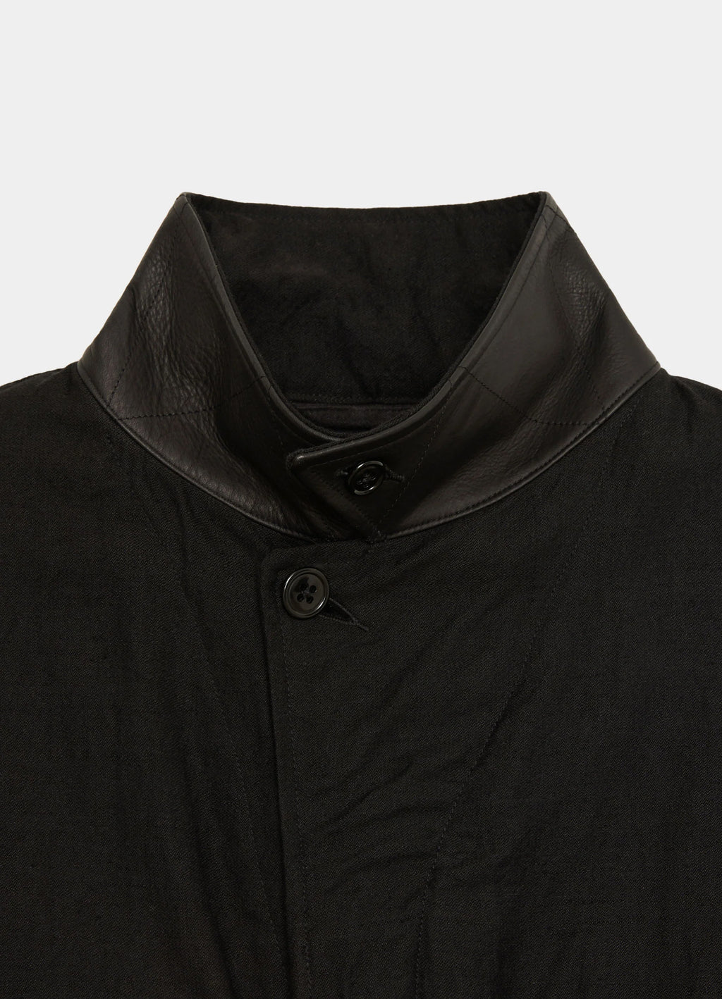 Military Jacket -Wool/Linen Moleskin-[M26C11BL01C]