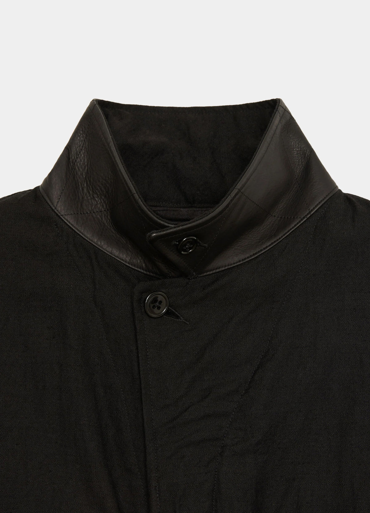 Military Jacket -Wool/Linen Moleskin-[M26C11BL01C]