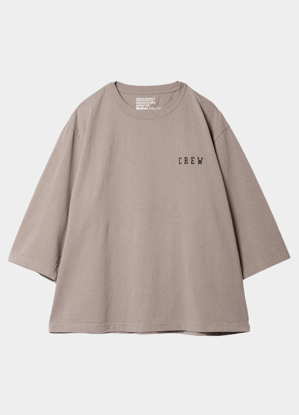 American Cotton 'CREW' 3-Q-S Tee [60424SP12-TP]<SALE>