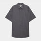 COMFORT FIT S/S SHIRT -ORGANIC GIZA TYPEWRITER-[A25B01SH02B]