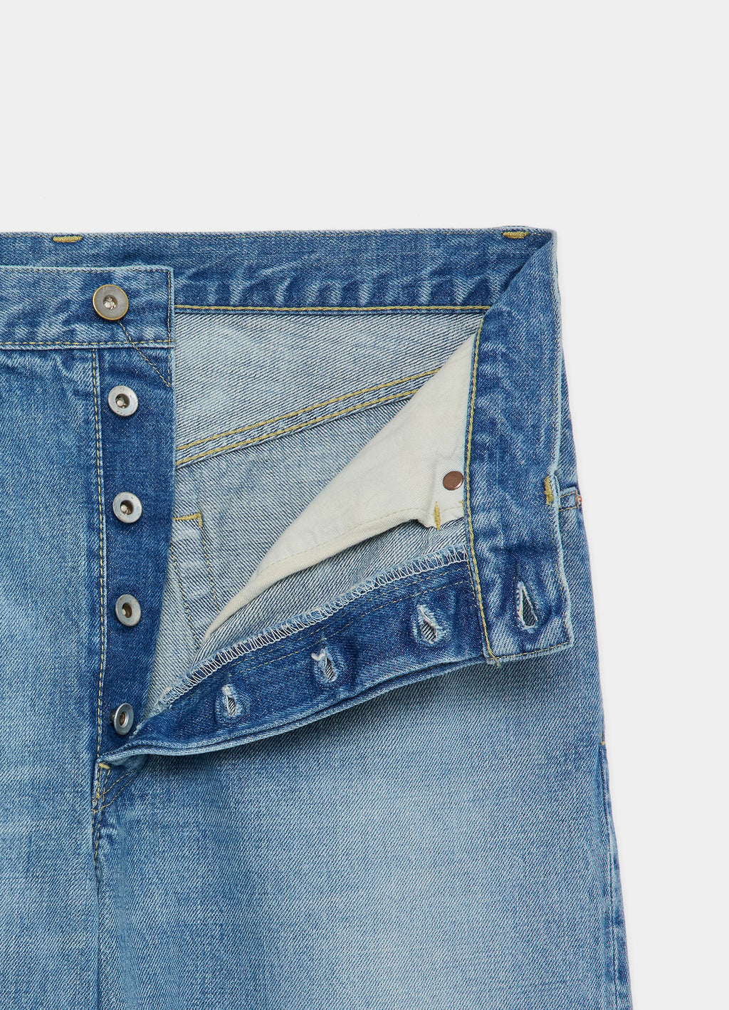 CYLINDER FIT JEANS -Organic Cotton 13.5oz Selvedge Denim-[M26C07PT11C]