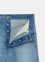 CYLINDER FIT JEANS -Organic Cotton 13.5oz Selvedge Denim-[M26C07PT11C]