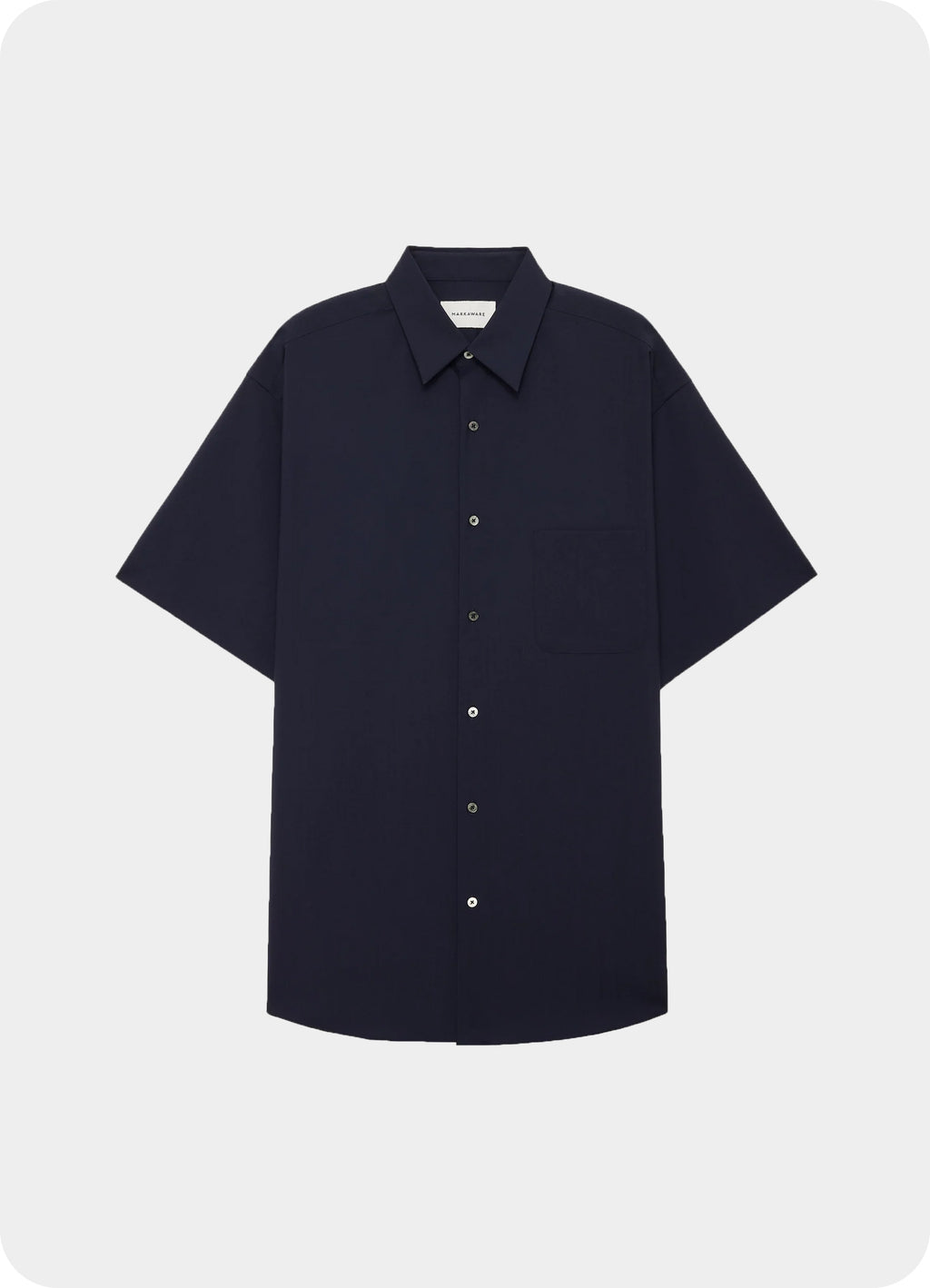 COMFORT FIT S/S SHIRT -ORGANIC WOOL 2/80 TROPICAL-[A25B03SH01B]