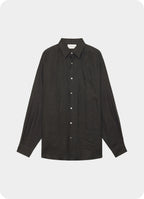COMFORT FIT SHIRT -Hemp Shirting-[A26A22SH01C]