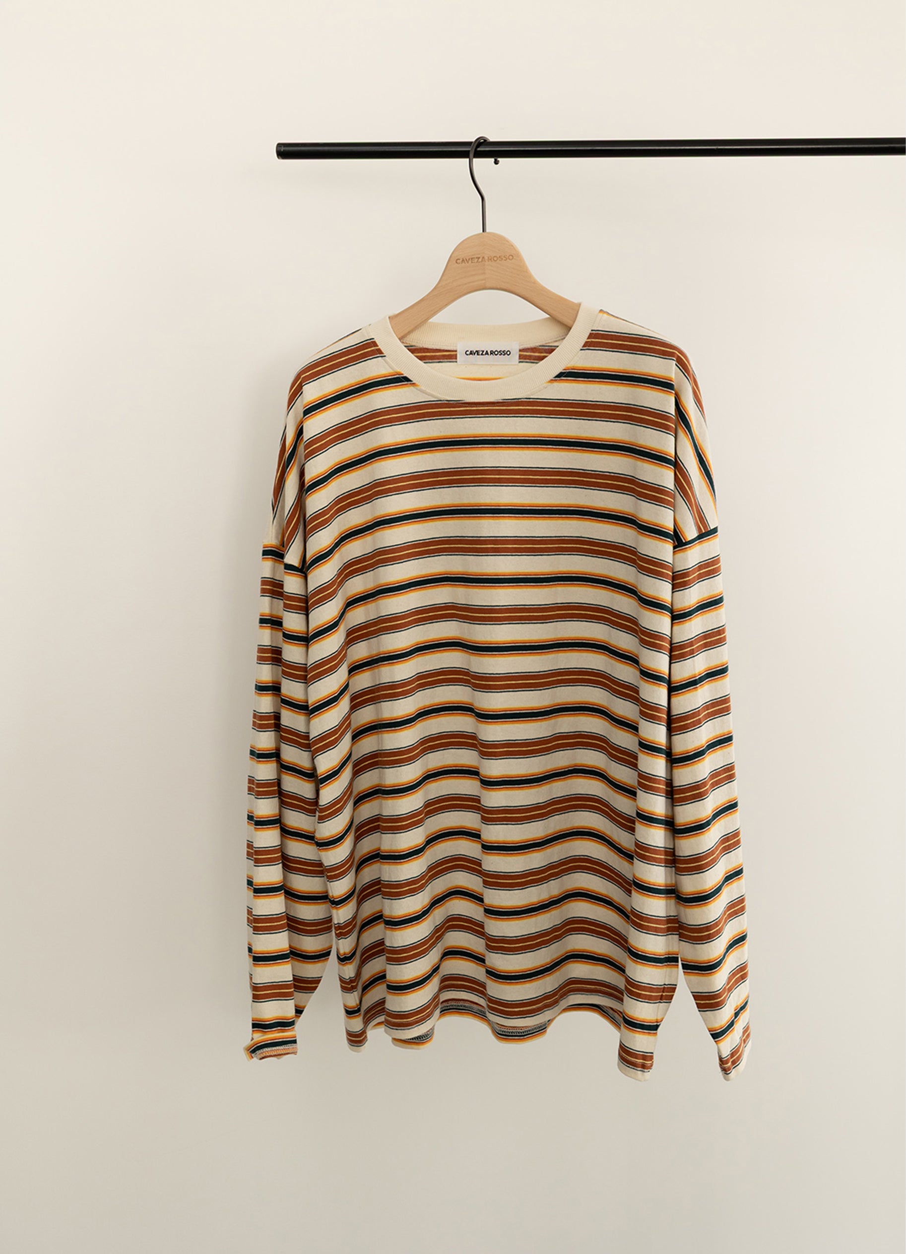 (WOMEN) ボーダーリラックスロンT [A312747]