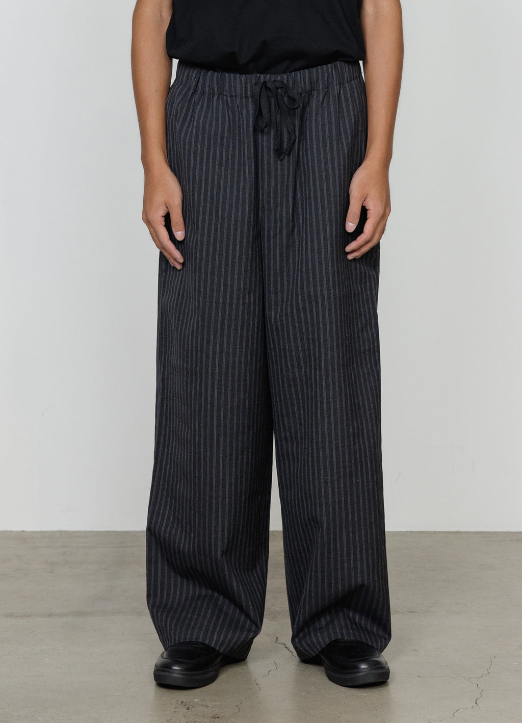 WIDE CYLINDER FIT EASY PANTS -2/72 Wool Tropical Washer-