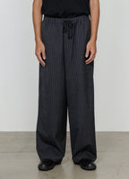 WIDE CYLINDER FIT EASY PANTS -2/72 Wool Tropical Washer-[M26A11PT01C]
