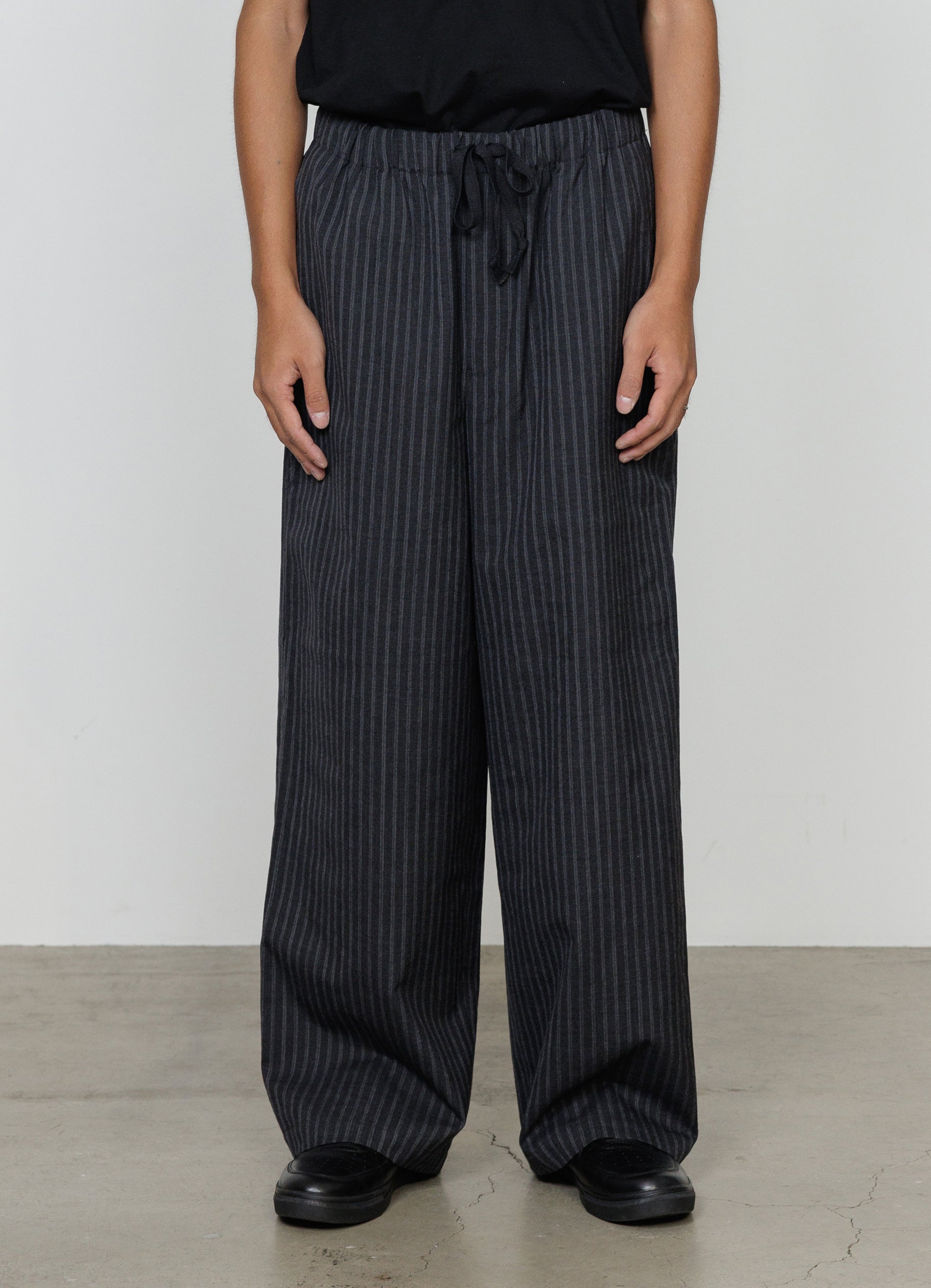 WIDE CYLINDER FIT EASY PANTS -2/72 Wool Tropical Washer-