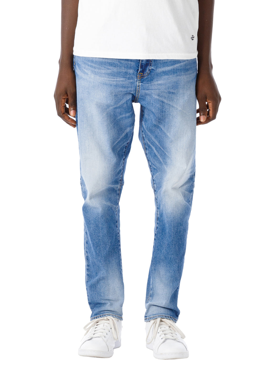 B.C. Stretch Dameged Denim Pants - Tapered[BC-DDPT01]