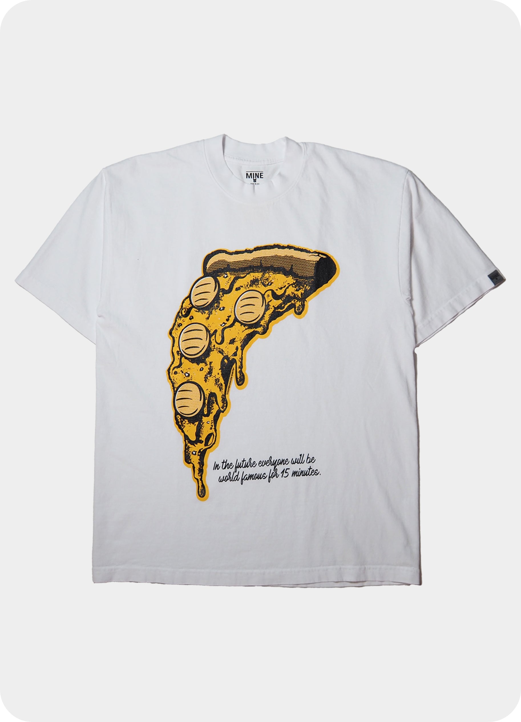 MINE USA Pizza Tee [MGS-007]