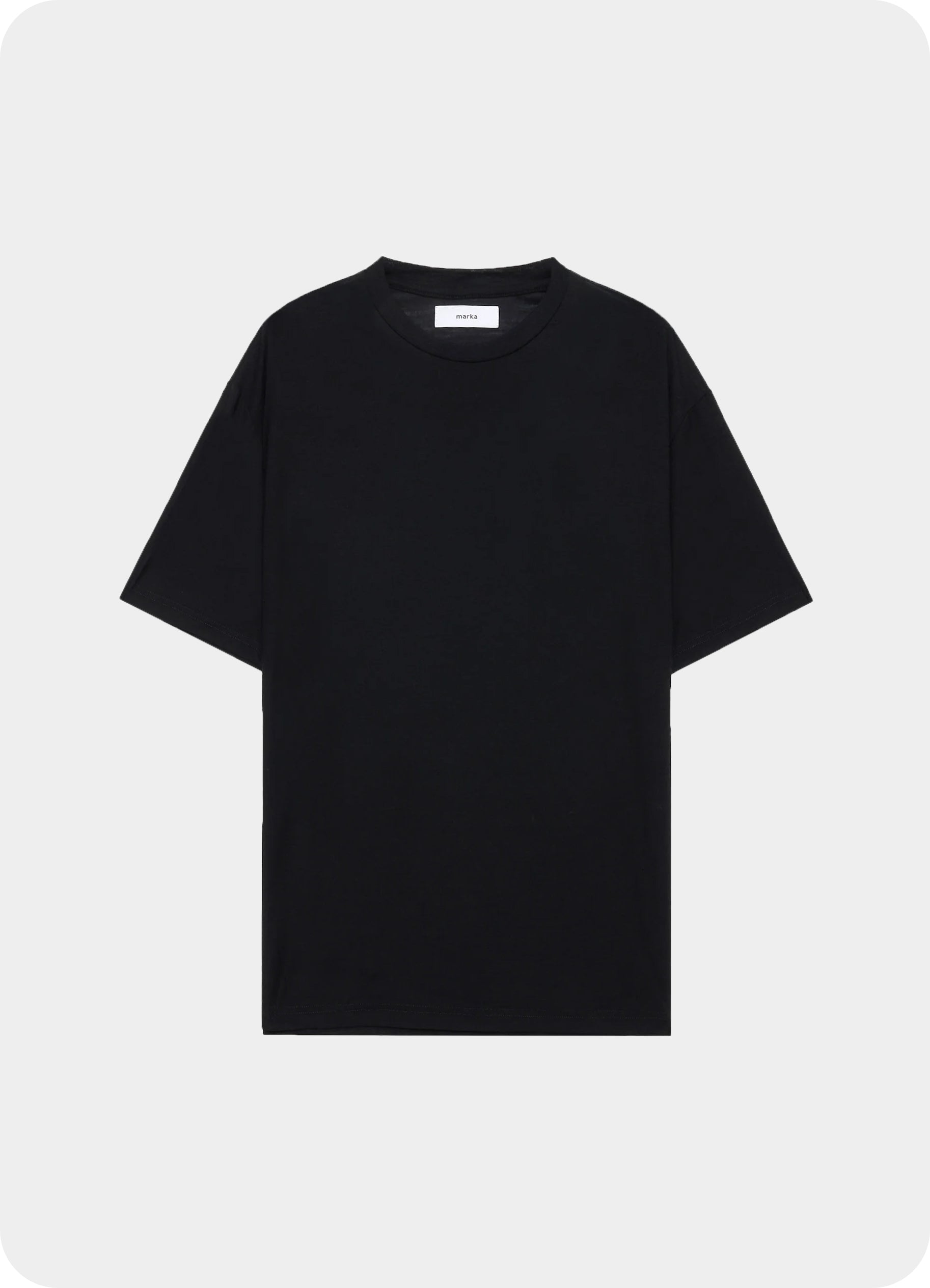 Crew Neck Tee -Super 120S Washable Wool Single Jersey-