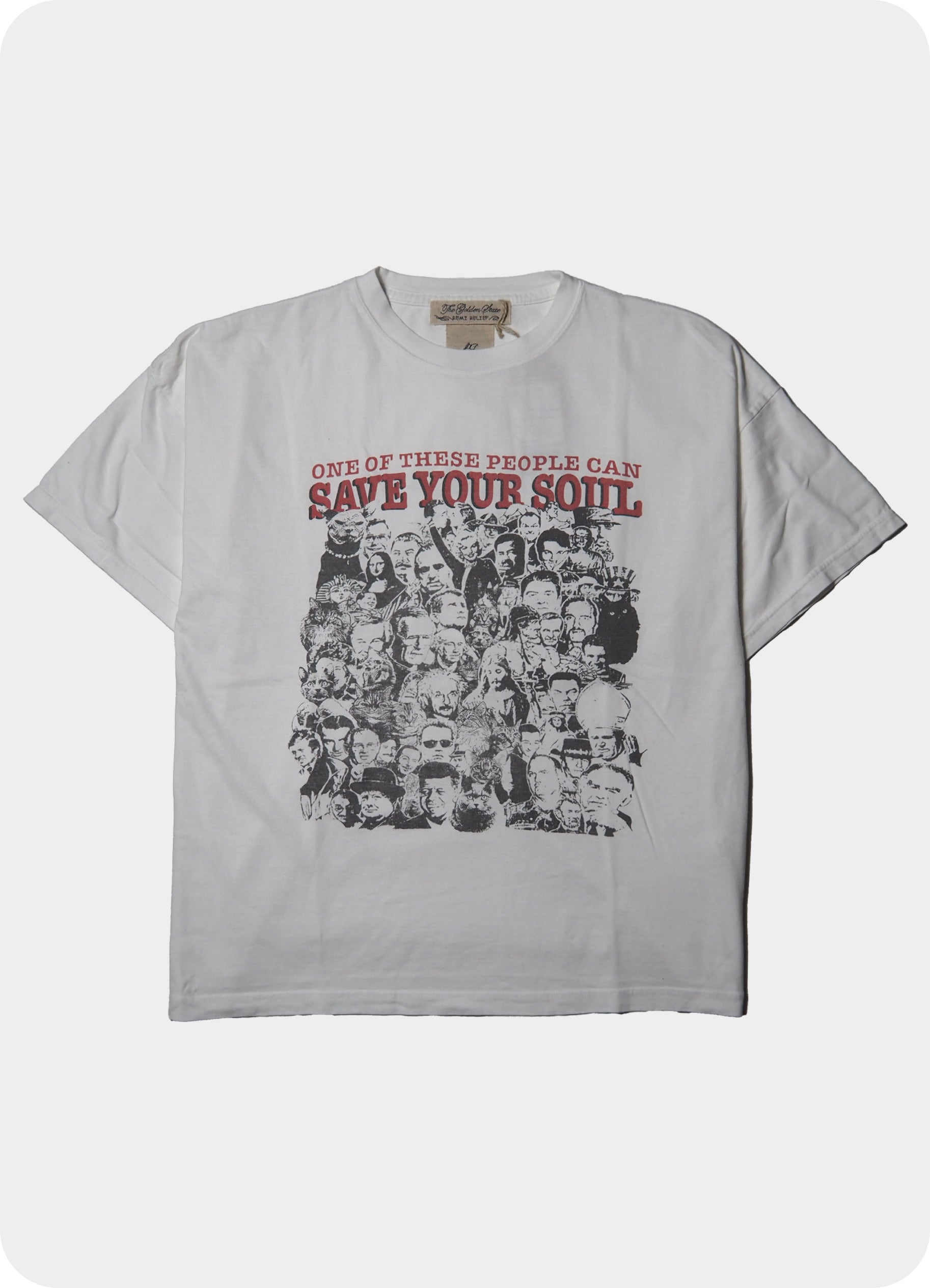 HARD SP加工20/-天竺BIGサイズT(SAVE YOUR SOUL)