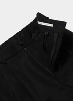 Triple Pleated Wide Trousers -Organic Cotton Survival Cloth-[A26A93PT03C]