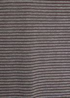 Crew Neck Tee -Organic Cotton High Twist Knit Border-[M26B12CS01B]