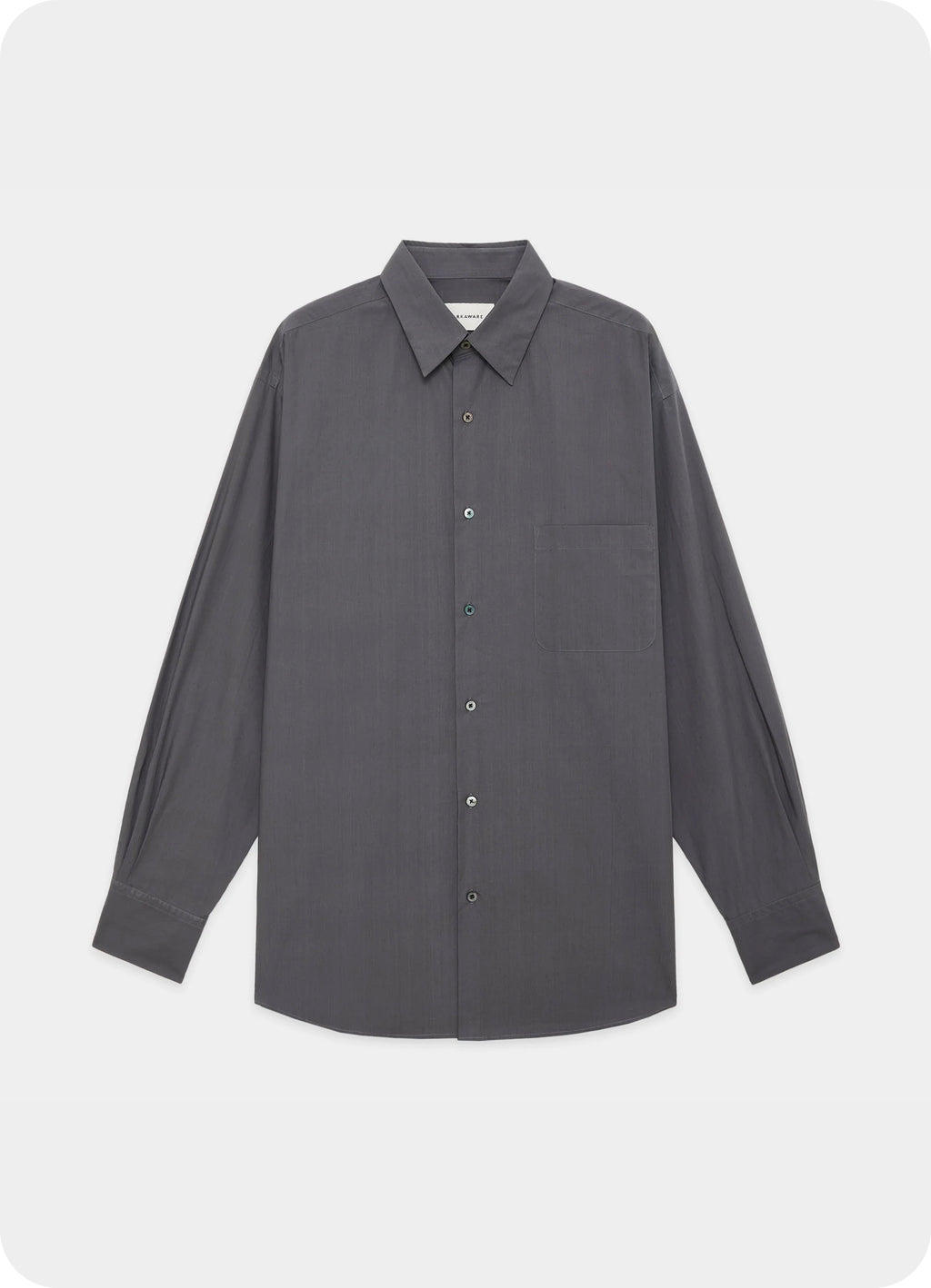 COMFORT FIT SHIRT -ORGANIC GIZA TYPEWRITER-[A25B01SH01C]