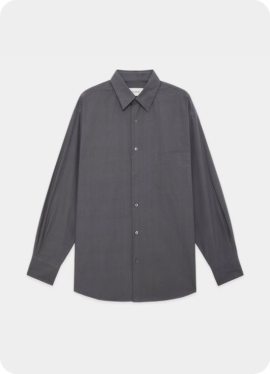 COMFORT FIT SHIRT -ORGANIC GIZA TYPEWRITER-[A25B01SH01C]