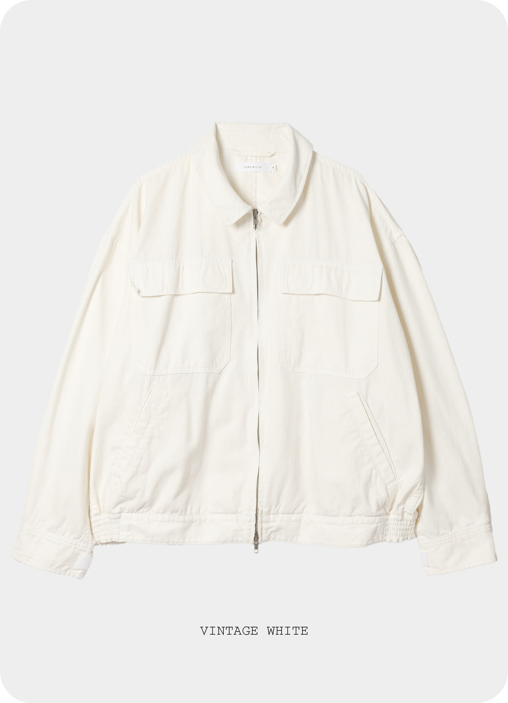 " Last 1 "Vintage Chino Tuck Jacket Overdyed [60425PS02-OW]