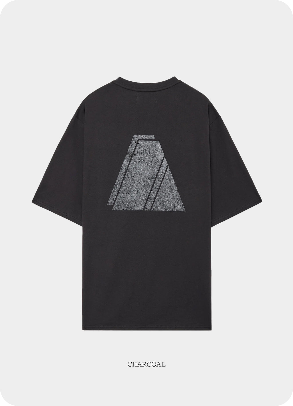 PRINT TEE ''LAYERED PYRAMID'' -40/2 ORGANIC COTTON KNIT-[M25A08CS03B]