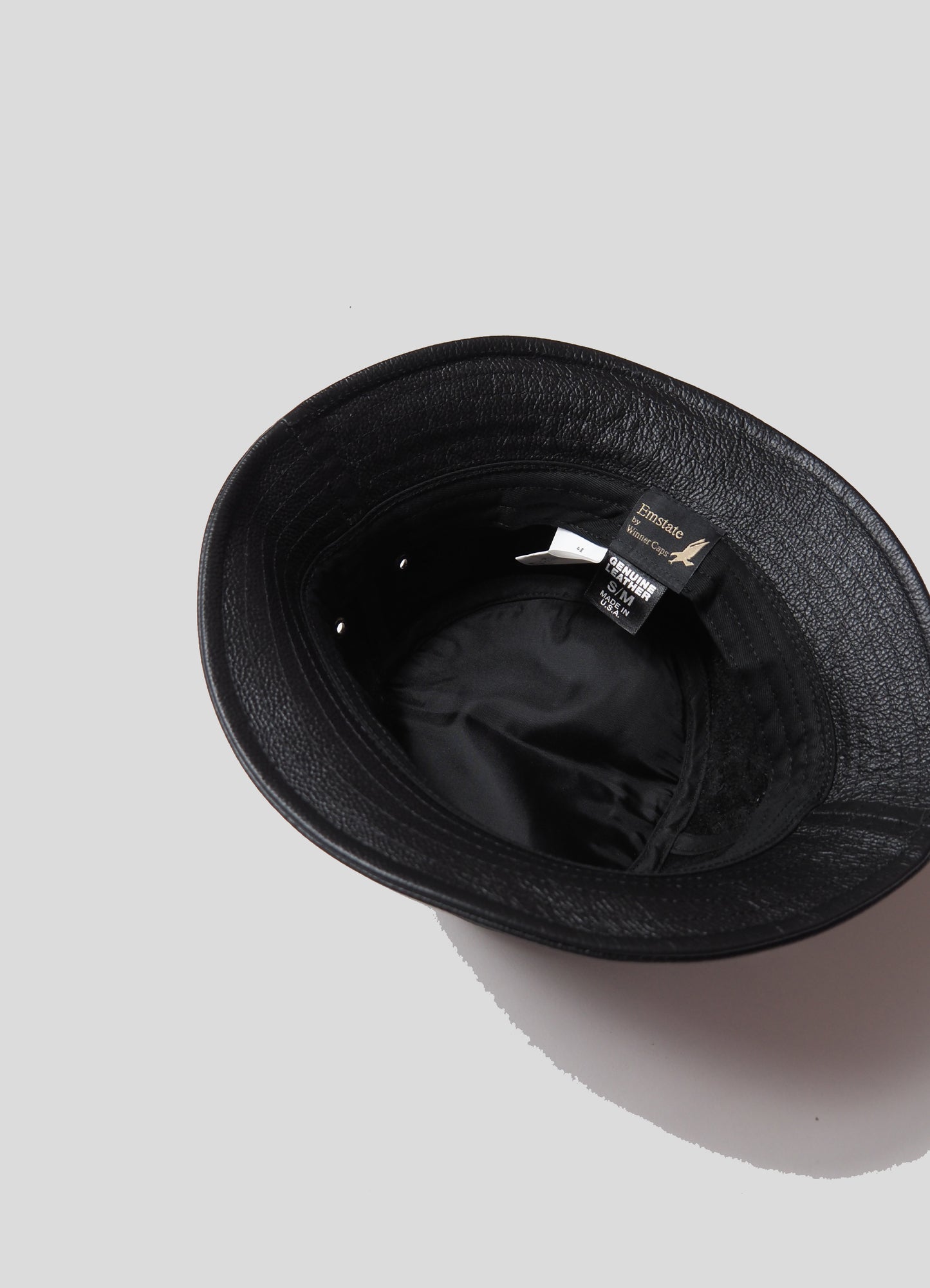 Emstate by Winner Caps(エムステイトバイウィナーキャップ) / Pebble Leather Bucket Hat [#BUG-LT]-Lism Select