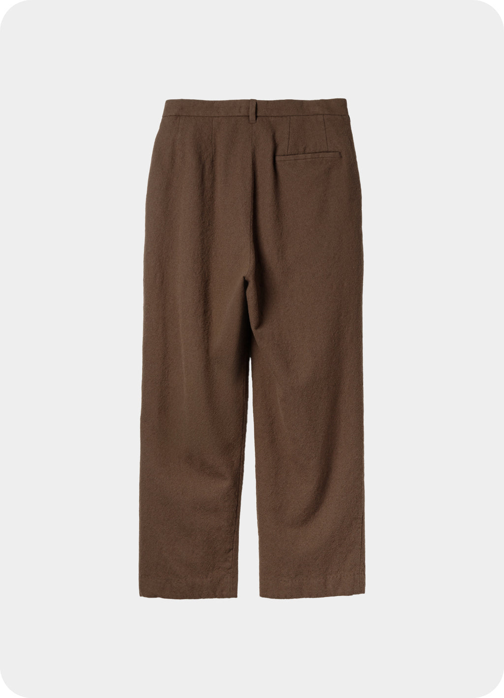 Wool Tuck Pants - Washed