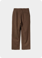 Wool Tuck Pants - Washed