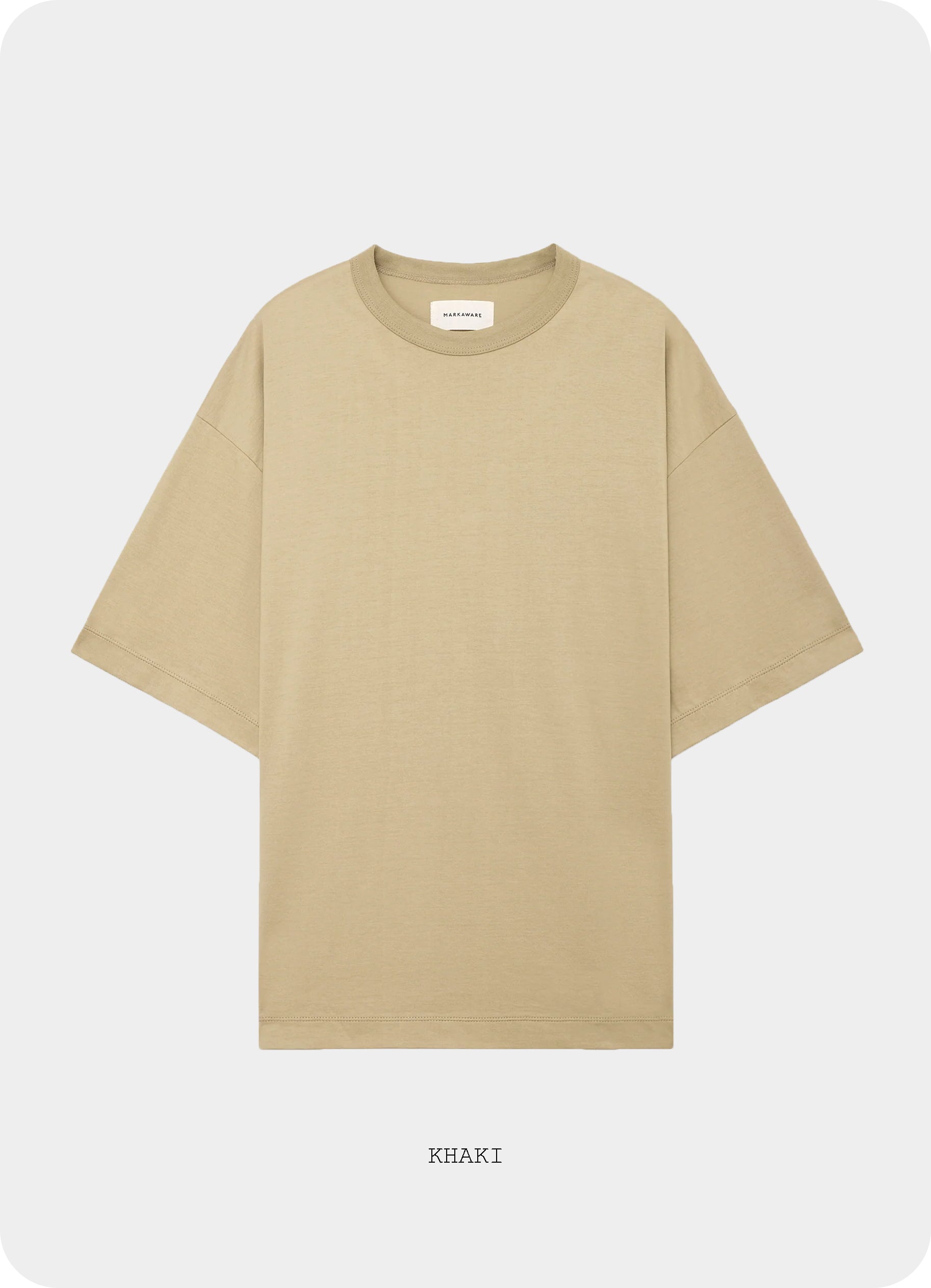 COMFORT FIT Tee -ORGANIC GIZA 80/2 KNIT-