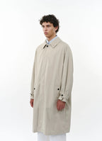 RAGLAN SLEEVE COAT -ORGANIC COTTON GABARDINE-[M26A07CO01C]