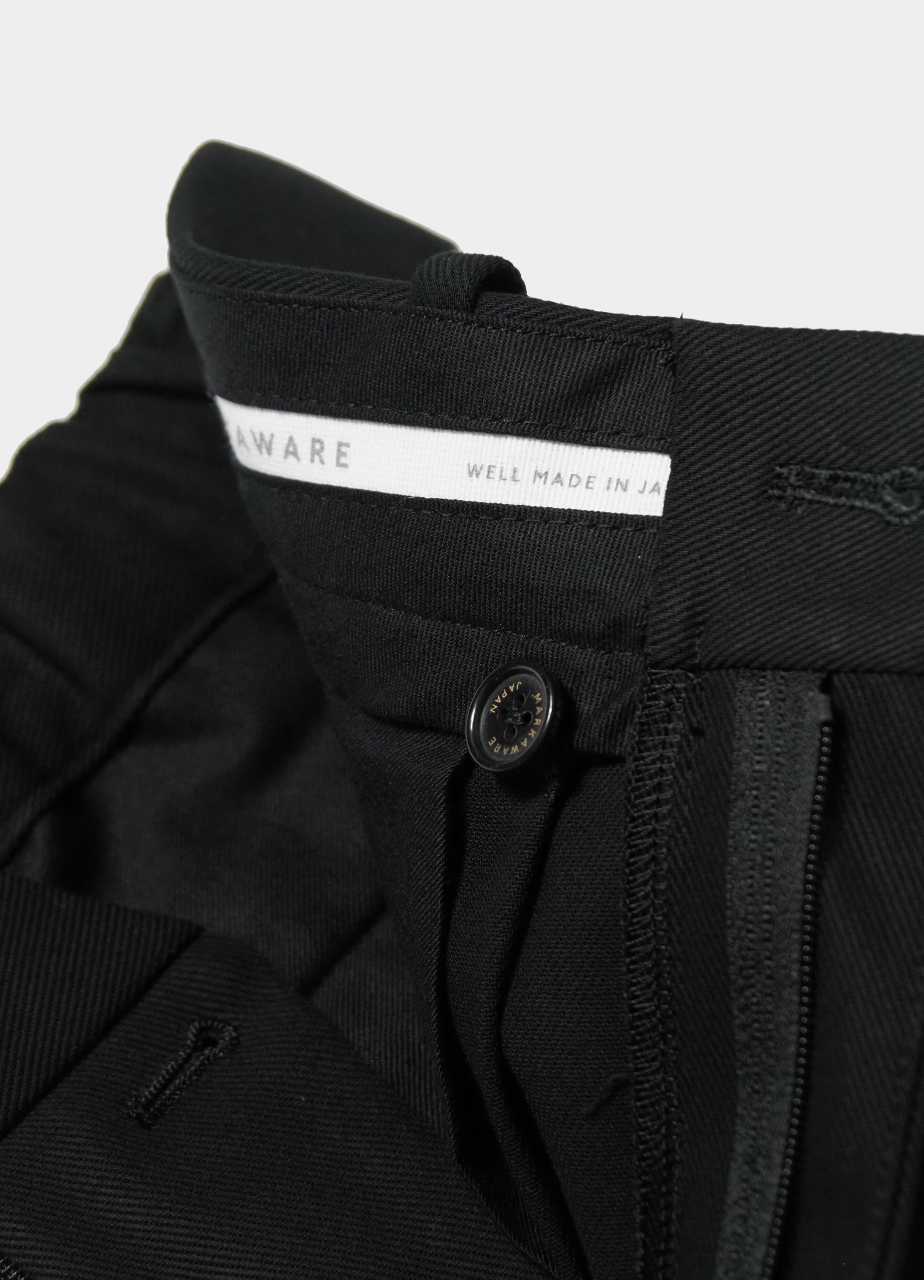 Triple Pleated Wide Trousers -Organic Cotton Survival Cloth-[A26A93PT03C]