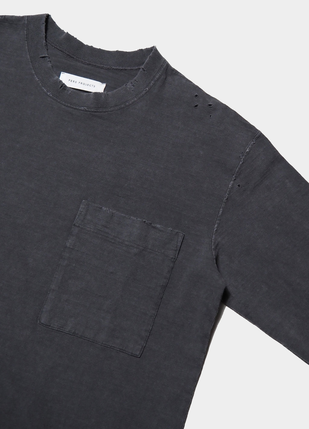 HANSSON L/S POCKET TEE "ANTIQUE" <SALE>