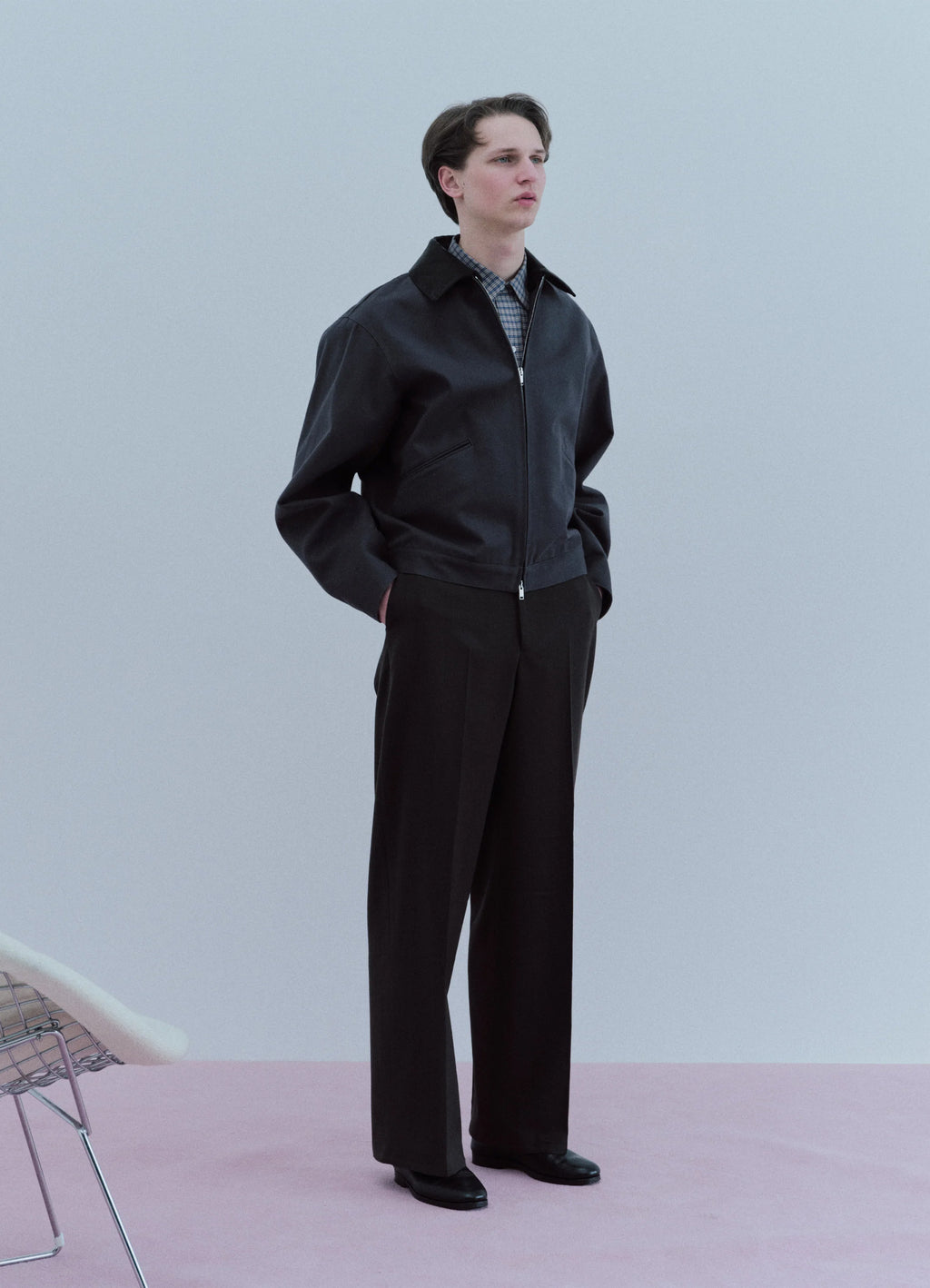 Worker Jacket -Organic Cotton Duck- [A26C08BL02C]
