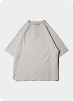 Wタック ヘンリーネック S/S