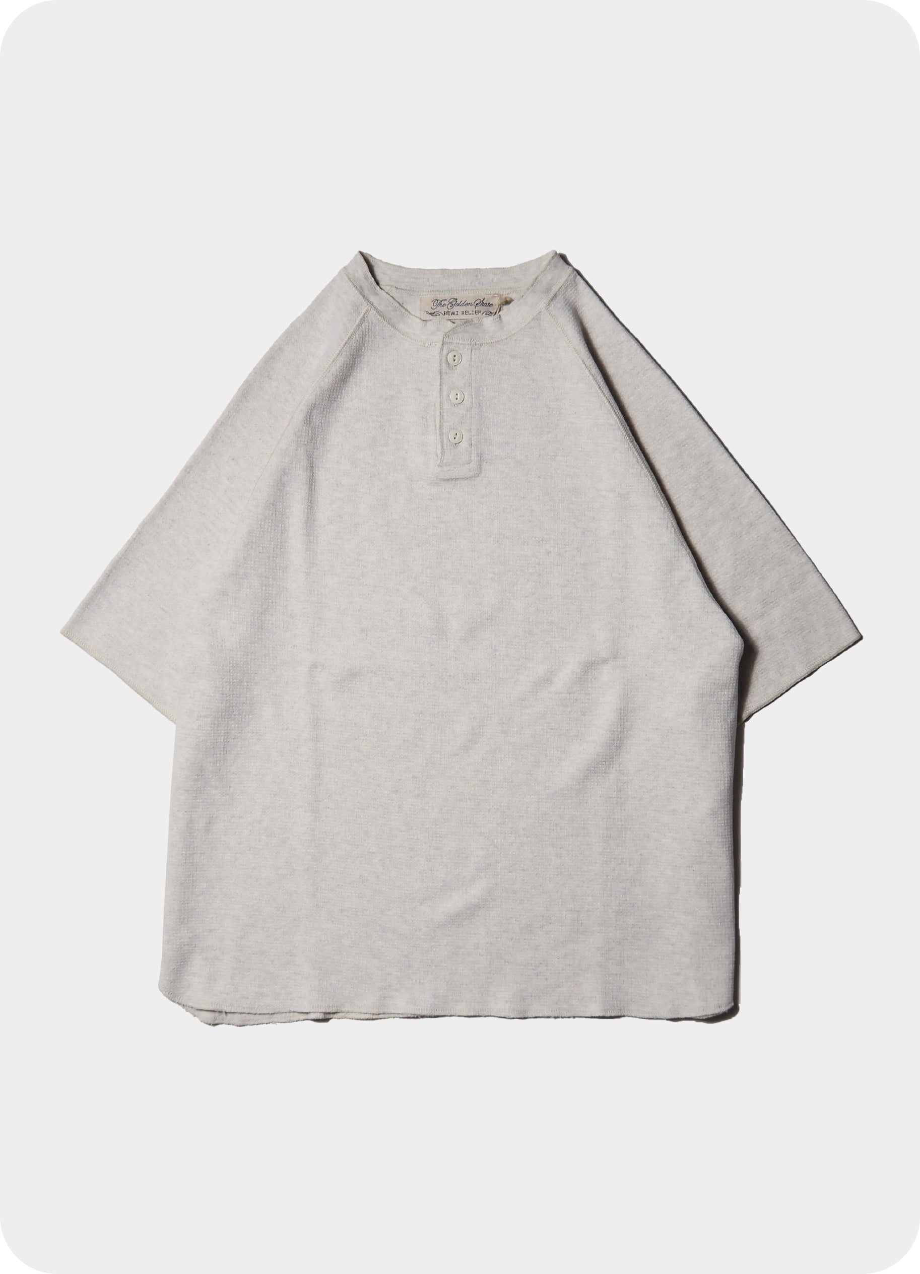 Wタック ヘンリーネック S/S