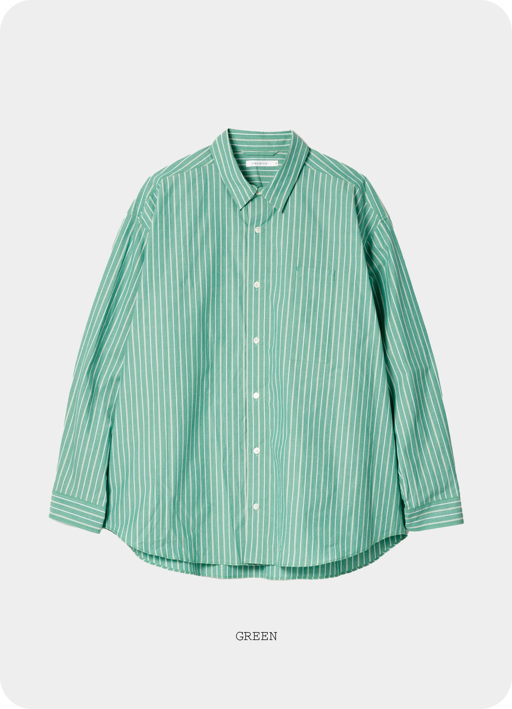 Stripe Oversized Pocket Shirt [60425PS06-TP]<SALE>