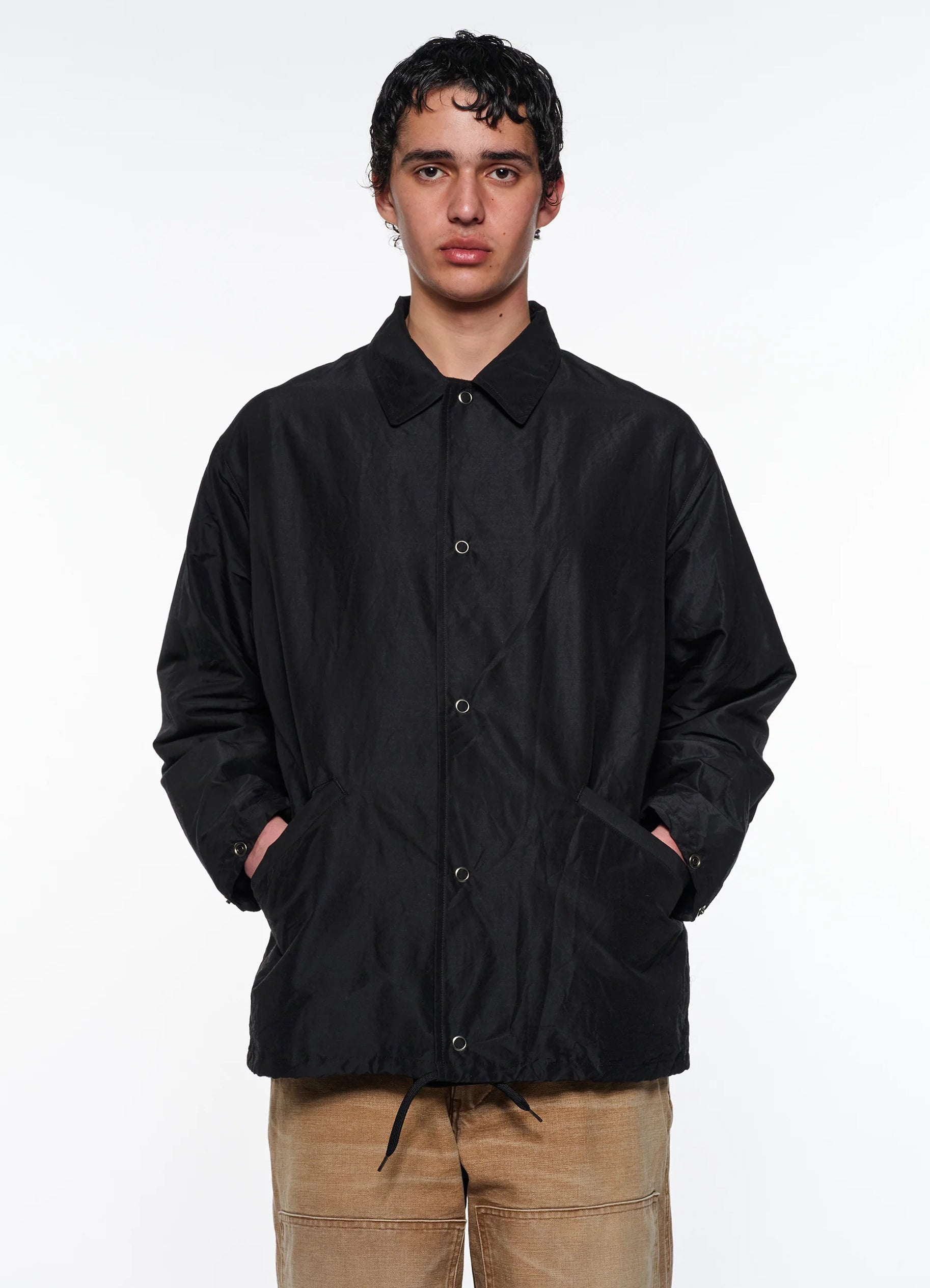 Coach Jacket -Wool Silk High Count Typewriter-[M25C08BL02C]