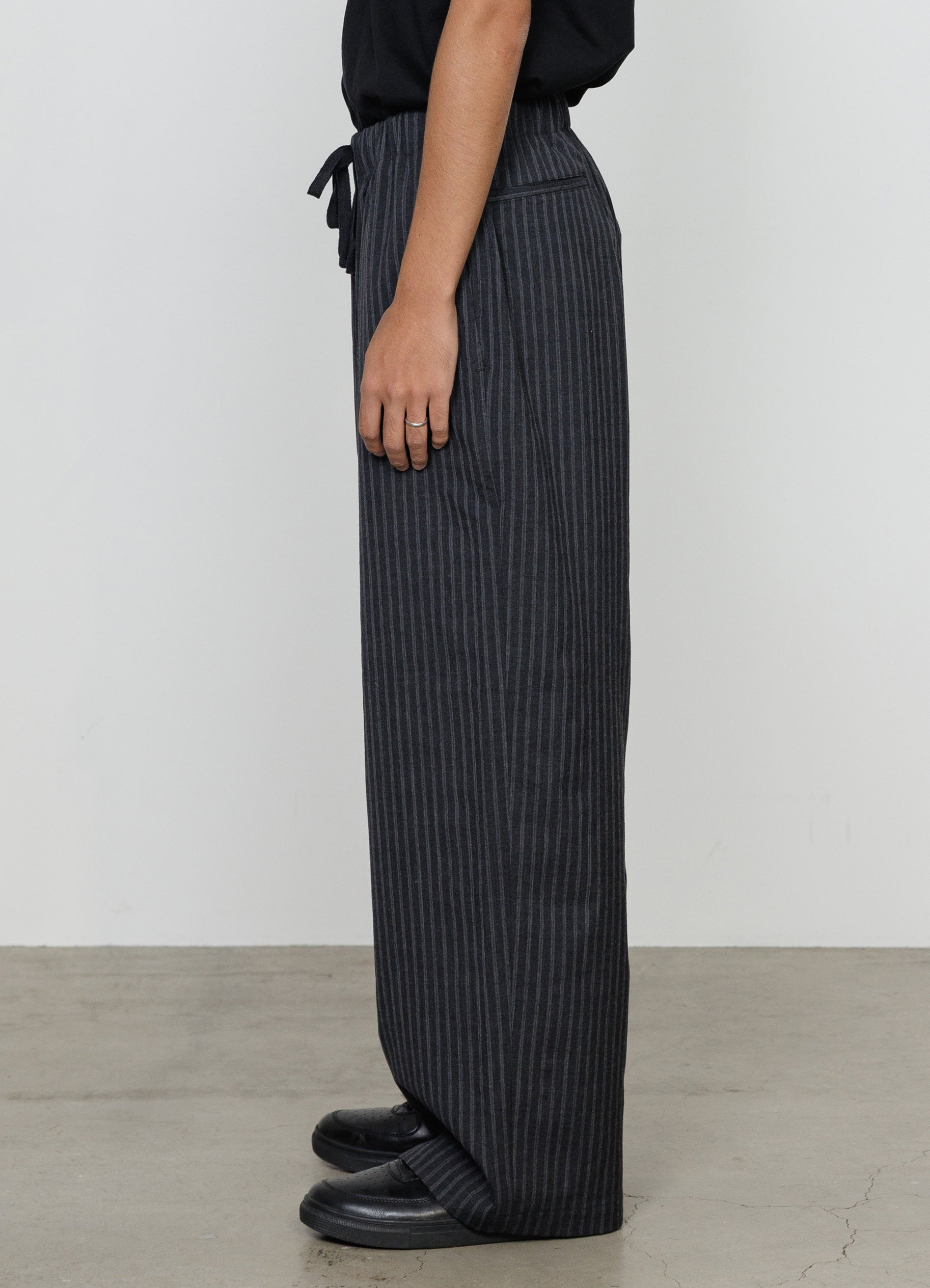 WIDE CYLINDER FIT EASY PANTS -2/72 Wool Tropical Washer-