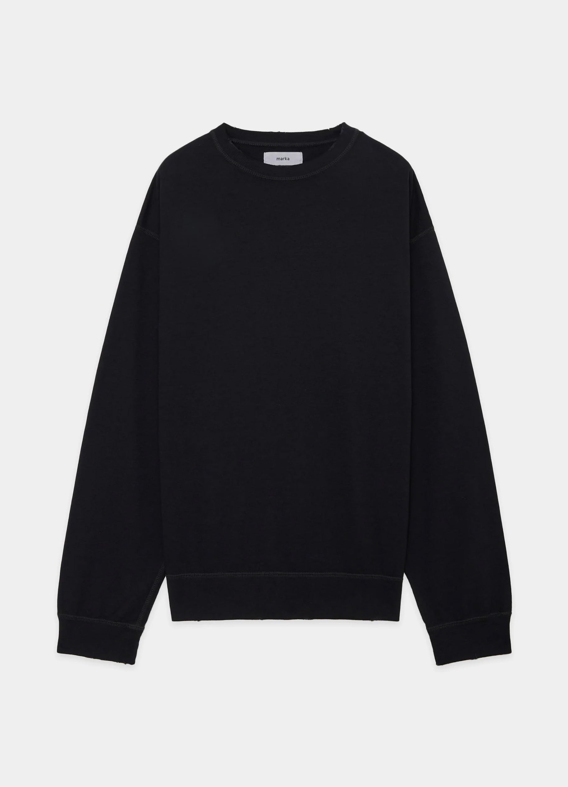 marka / CREW NECK -オーガニックコットンインレイ-[M24A