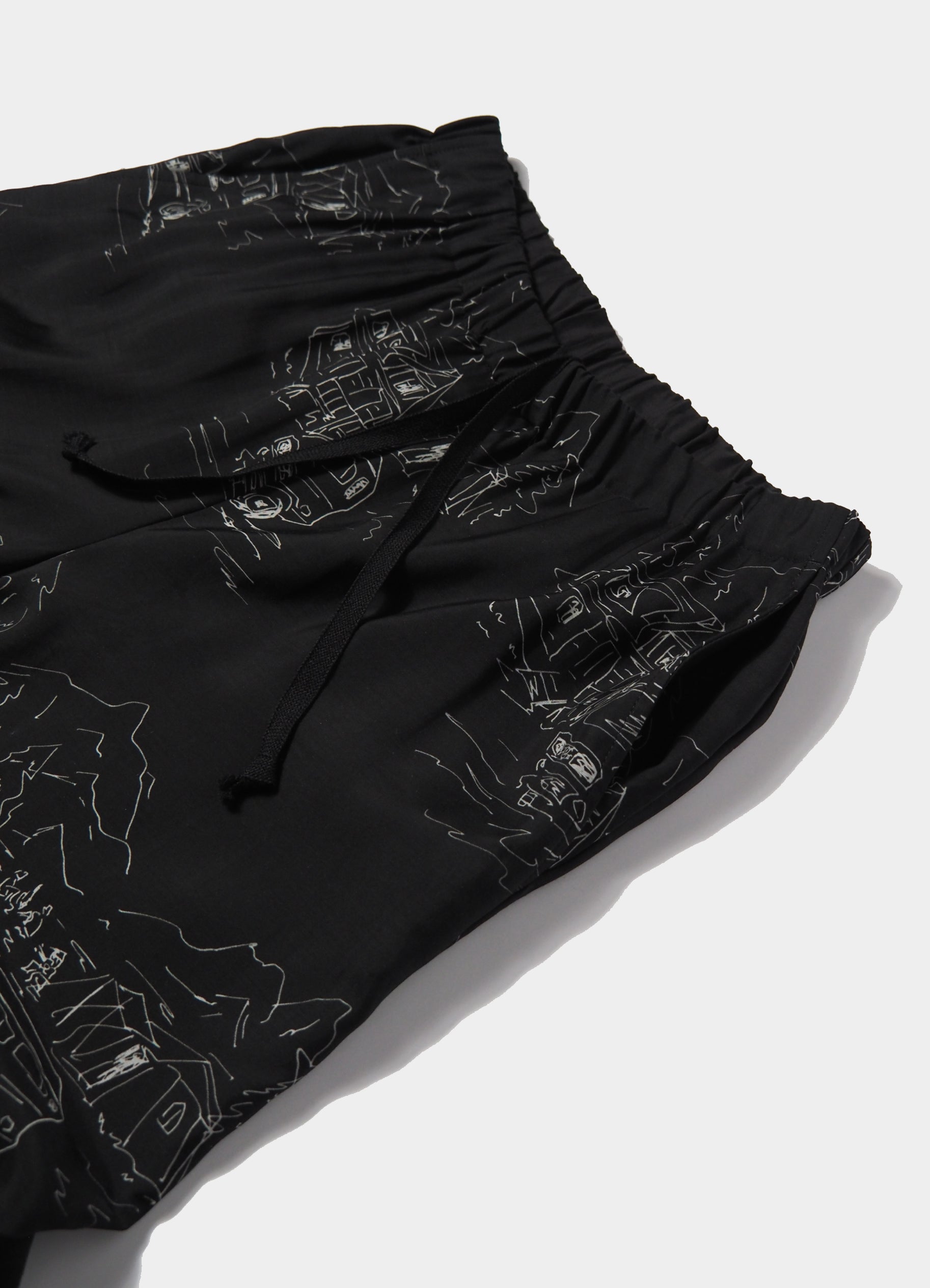 WIDE CYLINDER FIT EASY PANTS -CUPRO SILK LAWN-[M26B07PT01C]