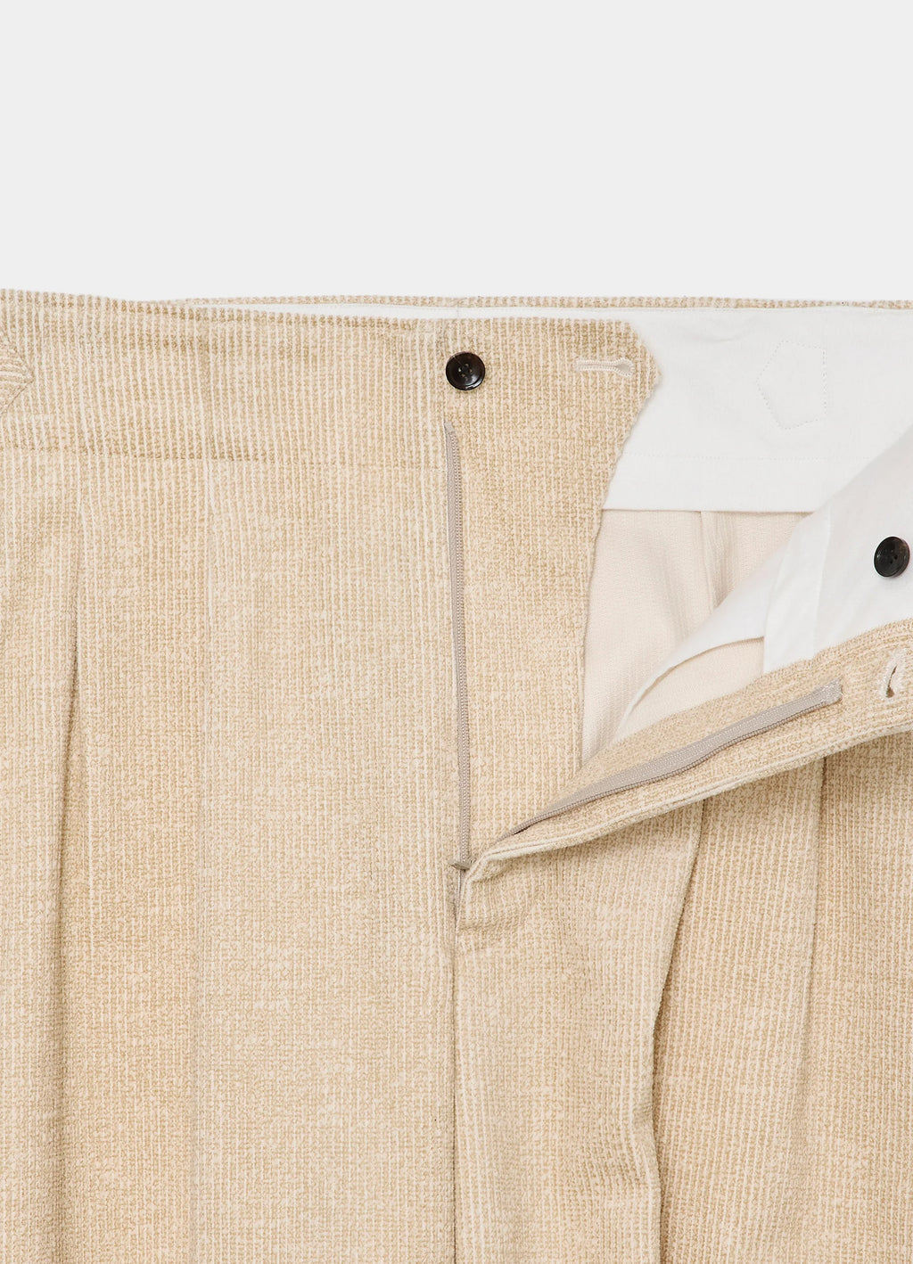 Two Tuck Military Trousers -Organic Cotton 8-Wale Corduroy-