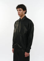 LEATHER COACH JACKET -SHEEP LEATHER- M26A02BL01C