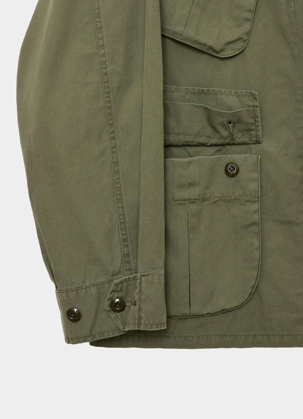 JUNGLE FATIGUE JACKET -ORGANIC COTTON WEATHER CLOTH-[M25A05BL01C]