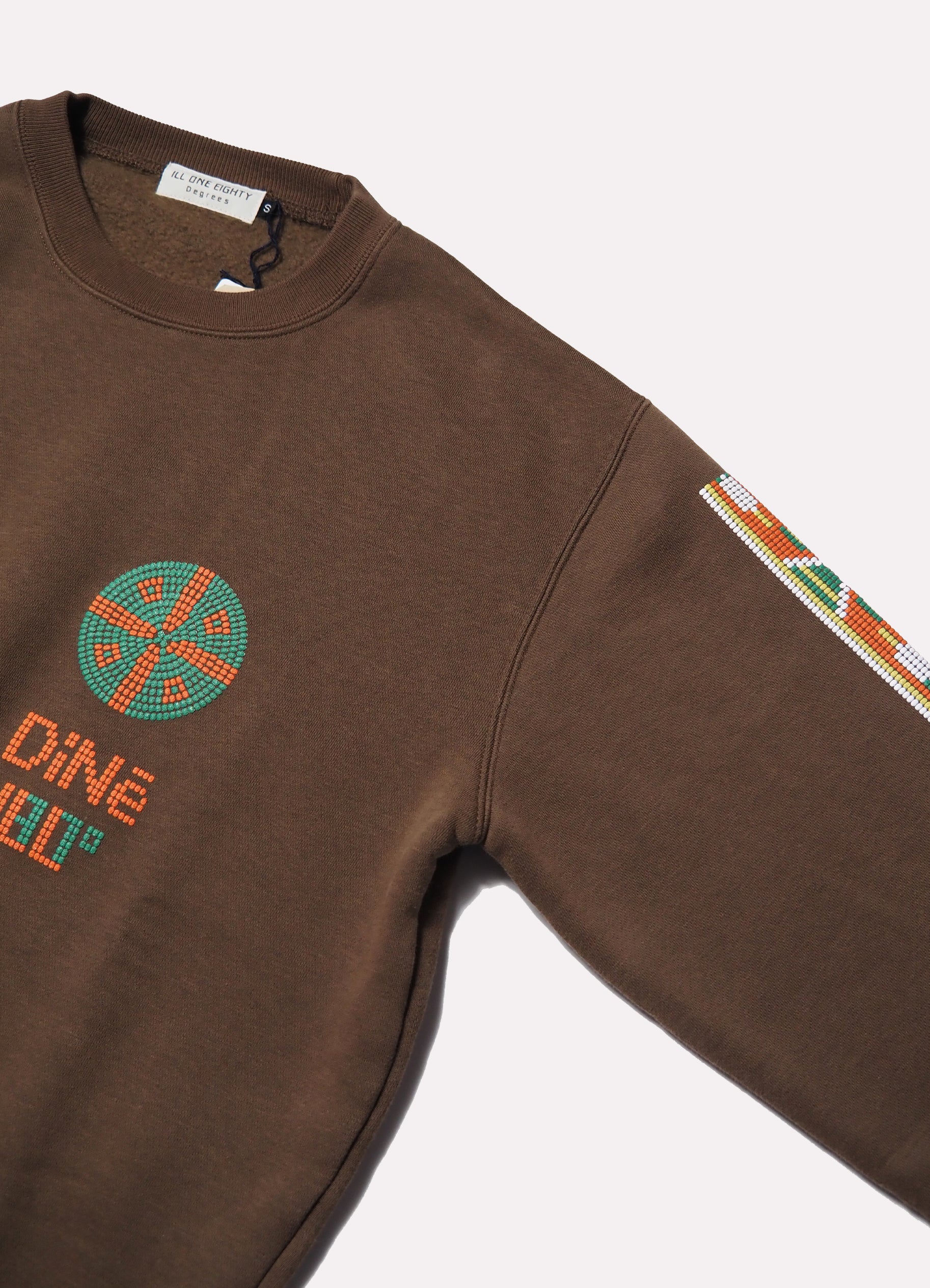 " Last 1 ""DINE"SWEAT SHIRT [ILL242-16B]