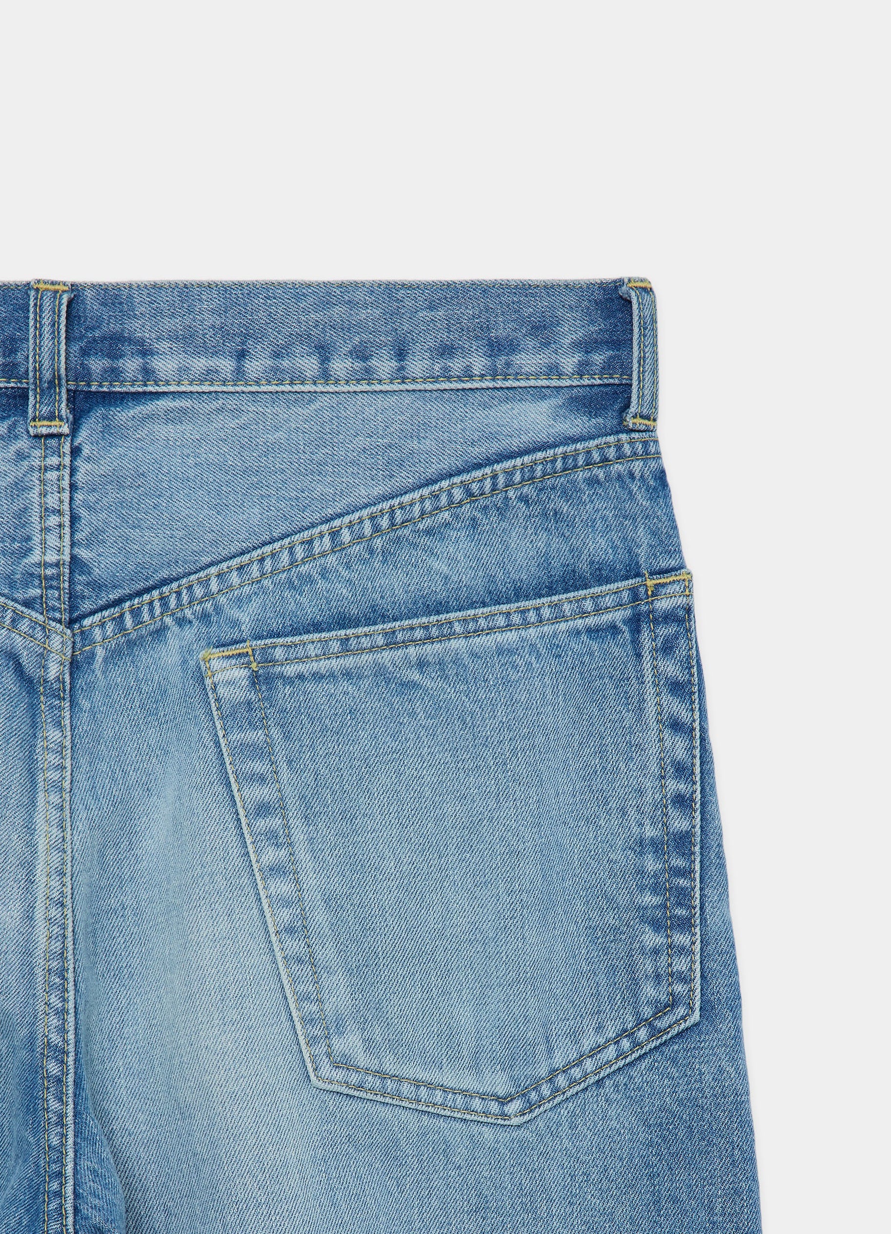 CYLINDER FIT JEANS -Organic Cotton 13.5oz Selvedge Denim-[M26C07PT11C]