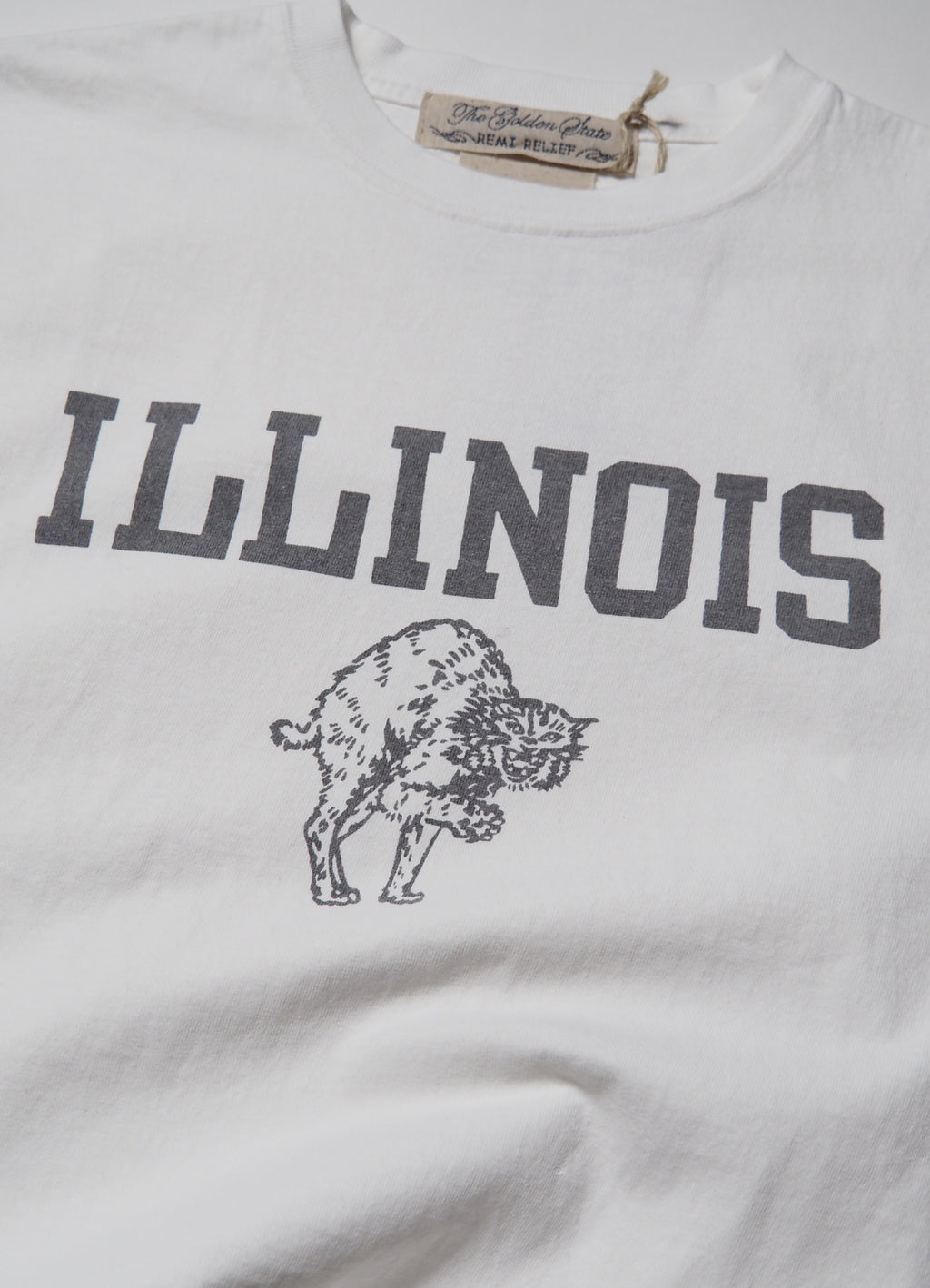 【size:S Only】SP加工 14/-天竺T(ILLINOIS)
