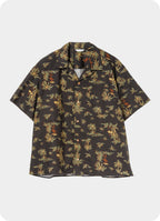 【size:S Only】Open Collar S/S Shirt [60425SU06-TP]