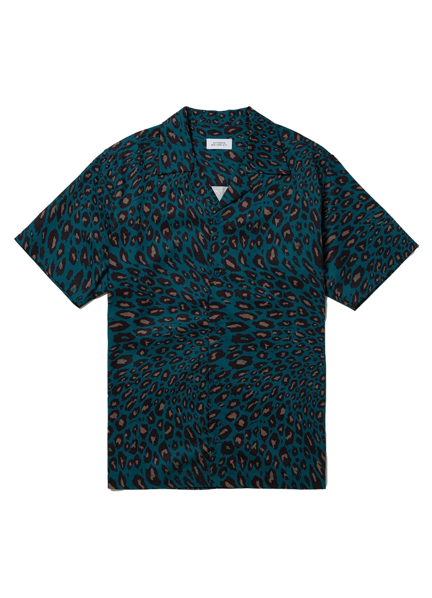 Canty Sound Leopard Short Sleeve Shirt [BBG63100]