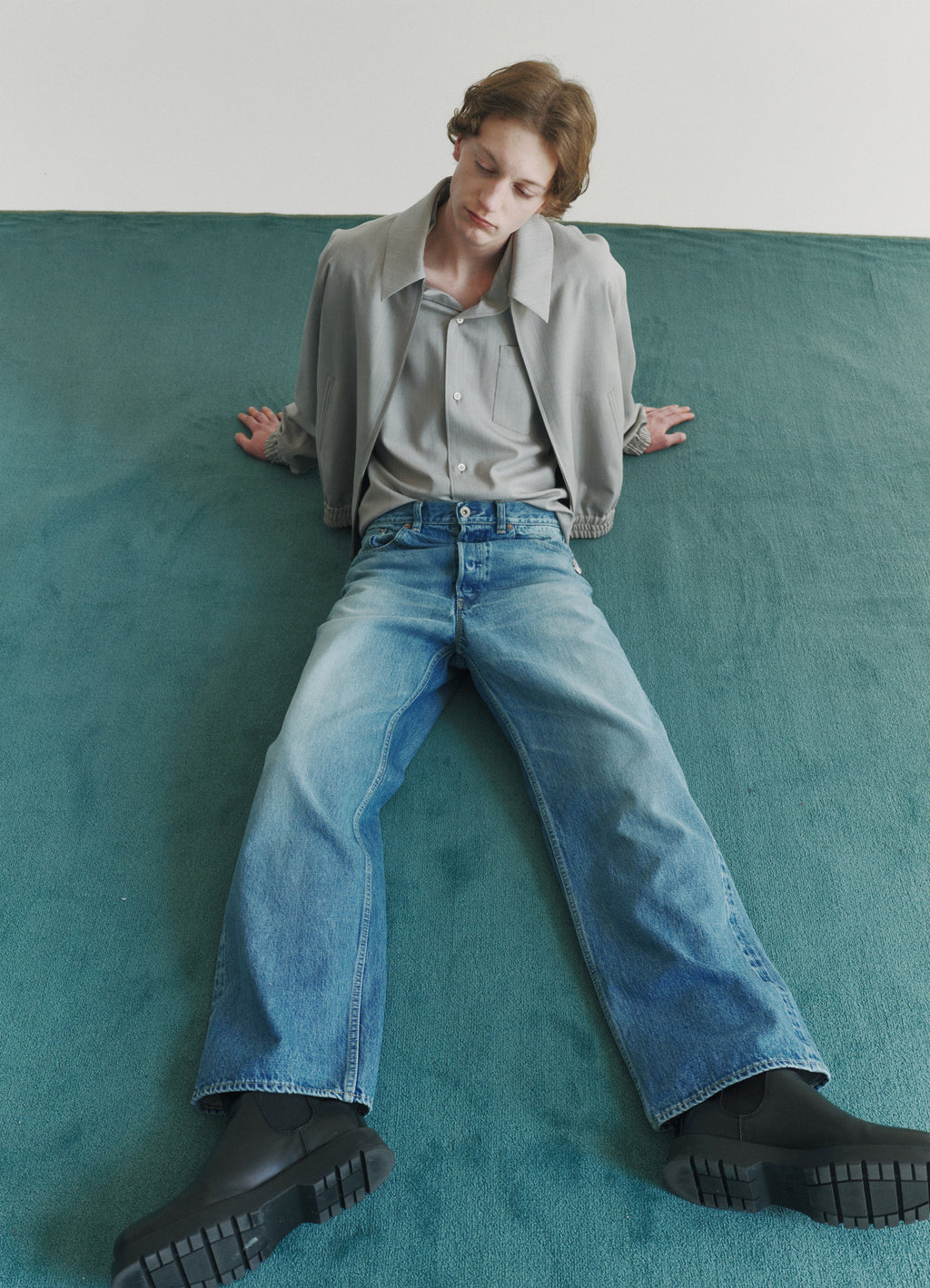 CYLINDER FIT JEANS -Organic Cotton 13.5oz Selvedge Denim-[M26C07PT11C]