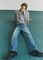 CYLINDER FIT JEANS -Organic Cotton 13.5oz Selvedge Denim-[M26C07PT11C]
