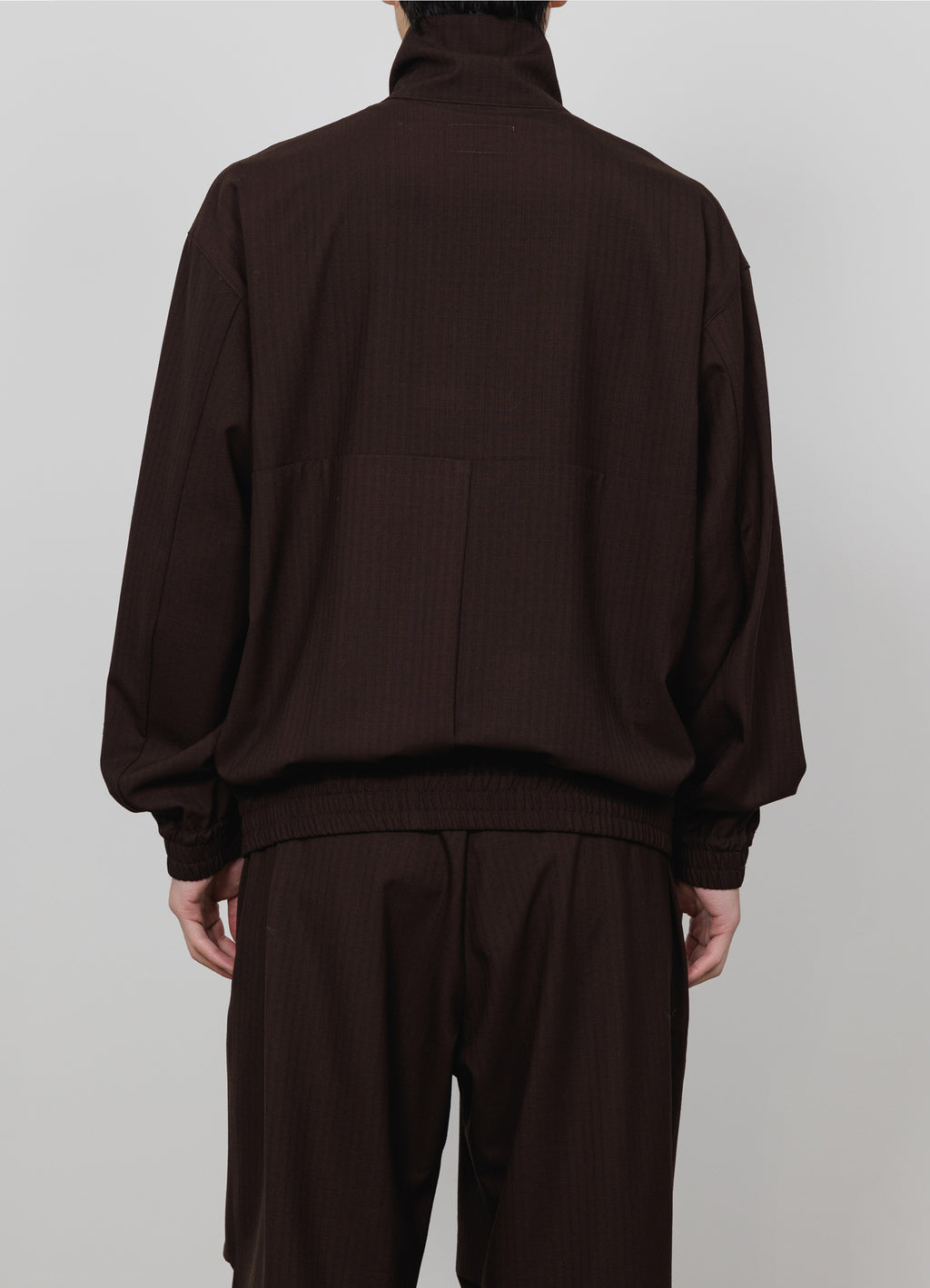 Half Zip Track Jacket -2/60 Wool Ripstop-