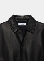 LEATHER COACH JACKET -SHEEP LEATHER- M26A02BL01C